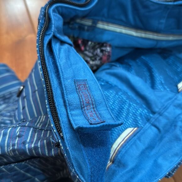 Burton Snowboarding Dry Ride pants Blue Purple Striped Multicolor Cargo Pants XS - Picture 11 of 14